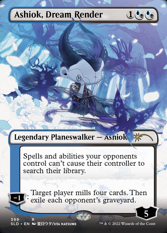 Ashiok, Dream Render (Borderless) [Secret Lair Drop Series] Foil