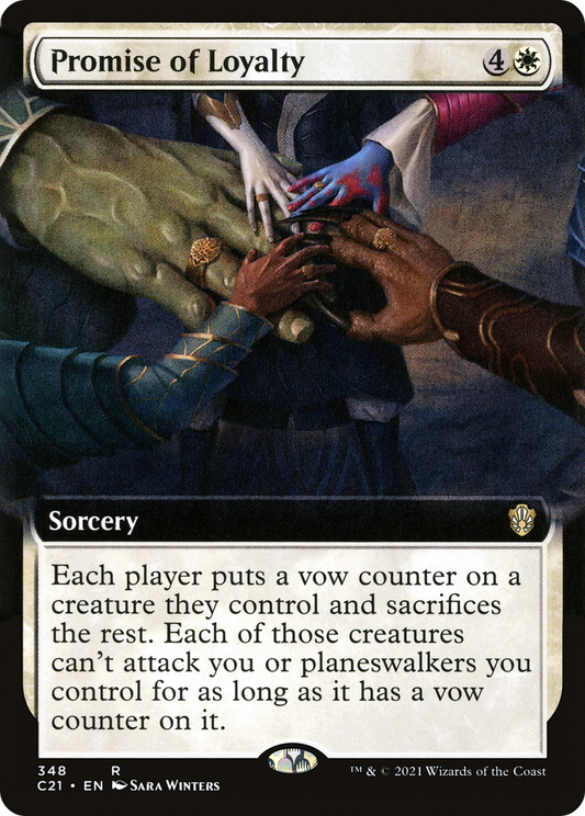 Promise of Loyalty (Extended Art) [Commander 2021]