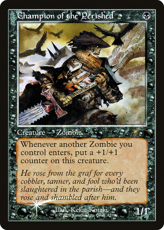 Champion of the Perished (Retro Frame) Foil (837) - Secret Lair Drop Series