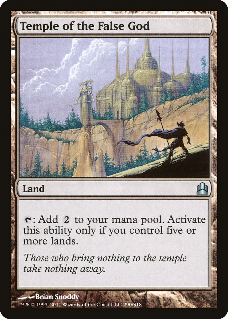 Temple of the False God [Commander 2011] | Silver Goblin