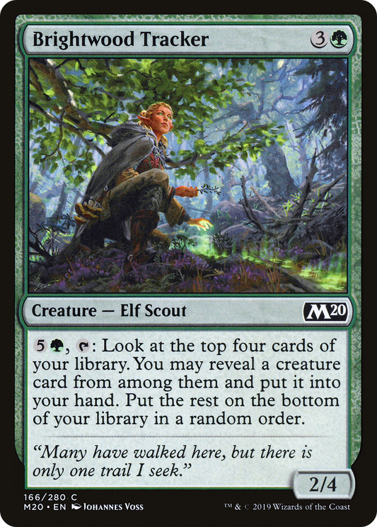 Brightwood Tracker [Core Set 2020] Foil