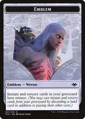 Goblin (010) // Wrenn and Six Emblem Double-Sided Token [Modern Horizons Tokens] | Silver Goblin