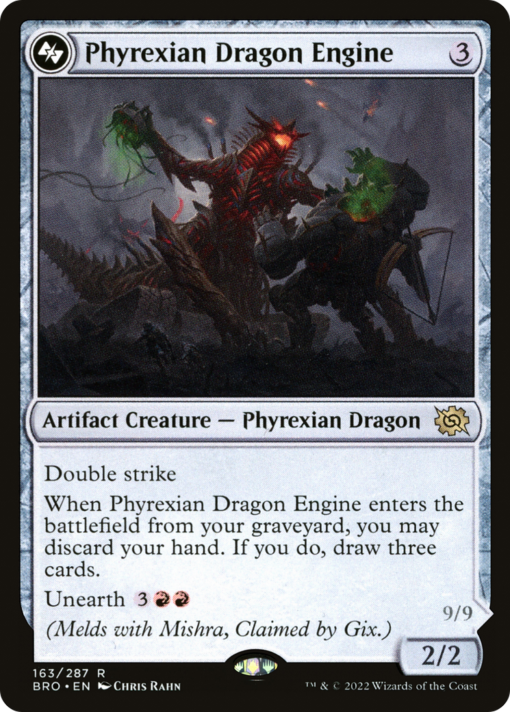 Phyrexian Dragon Engine [The Brothers' War] | Silver Goblin