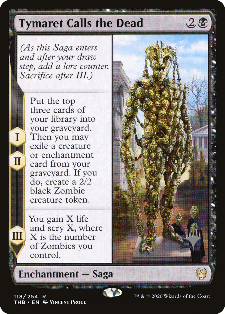 Tymaret Calls the Dead (Promo Pack) [Theros Beyond Death Promos] Foil