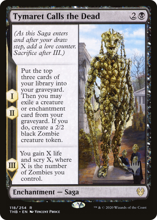 Tymaret Calls the Dead (Promo Pack) [Theros Beyond Death Promos] Foil