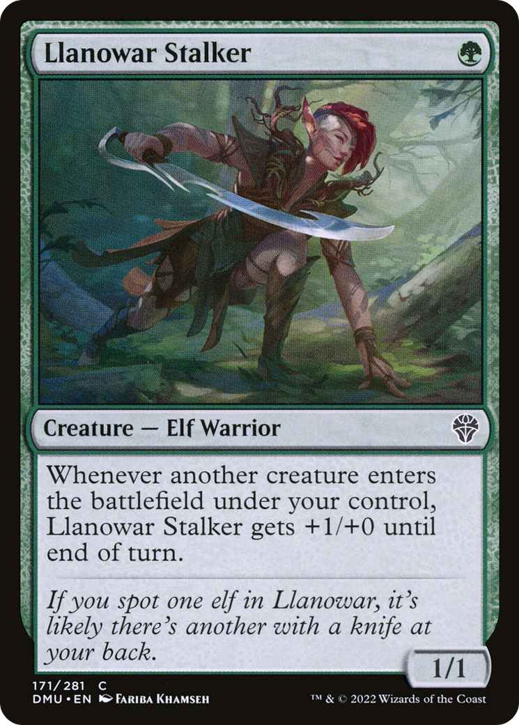 Llanowar Stalker [Dominaria United] | Silver Goblin