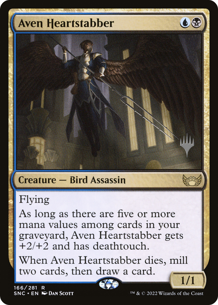 Aven Heartstabber (Promo Pack) [Streets of New Capenna Promos] | Silver Goblin