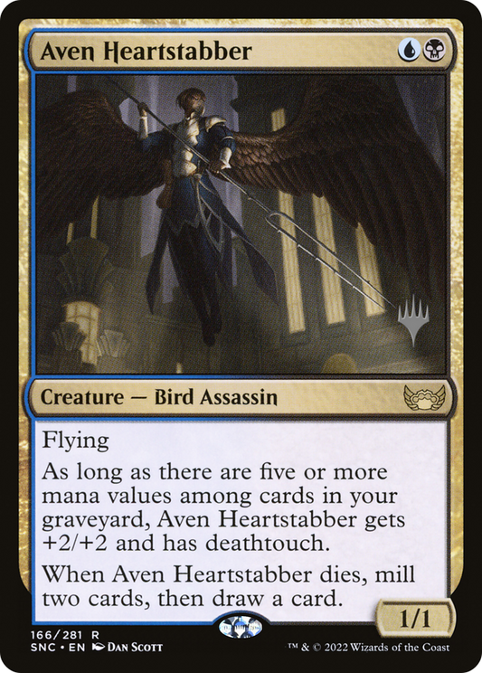 Aven Heartstabber (Promo Pack) [Streets of New Capenna Promos]