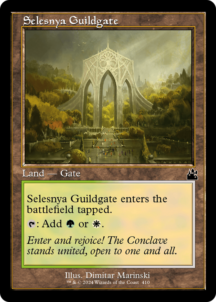 Selesnya Guildgate (Retro Frame) [Ravnica Remastered] | Silver Goblin