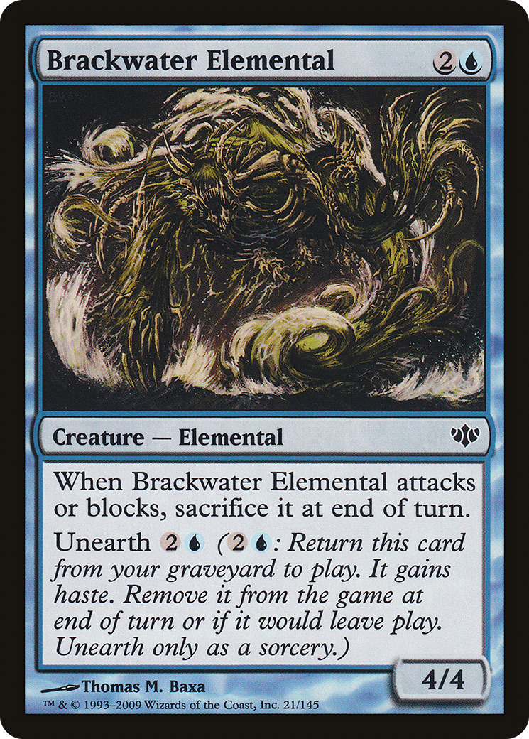 Brackwater Elemental [Conflux] | Silver Goblin