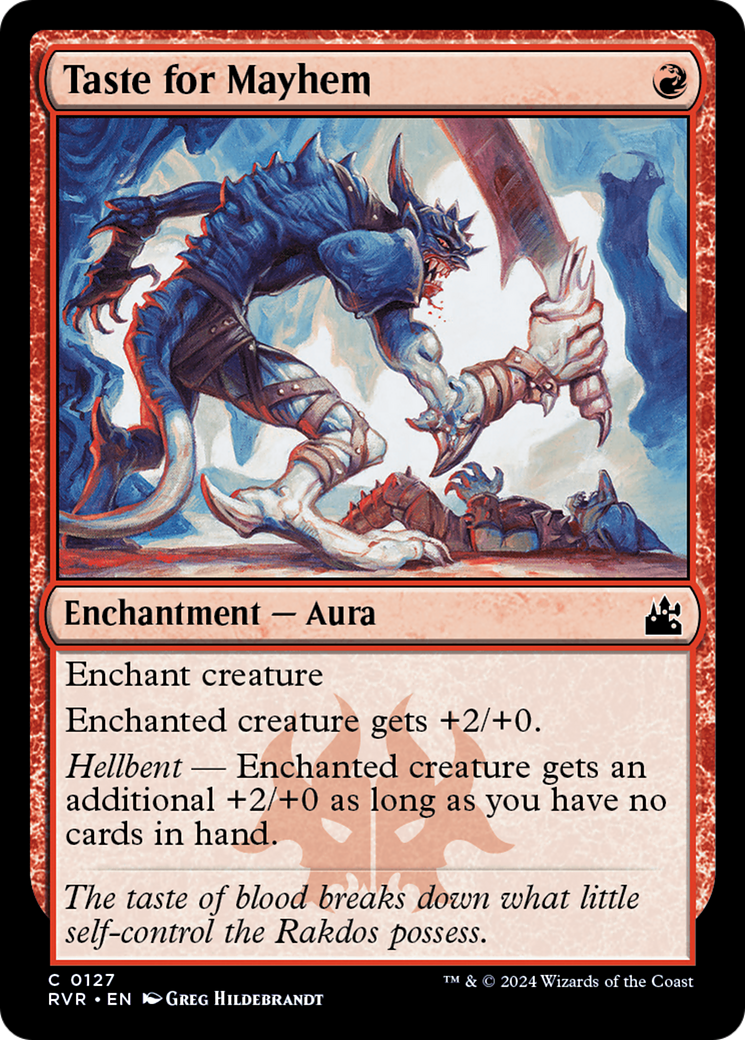 Taste for Mayhem [Ravnica Remastered] Foil