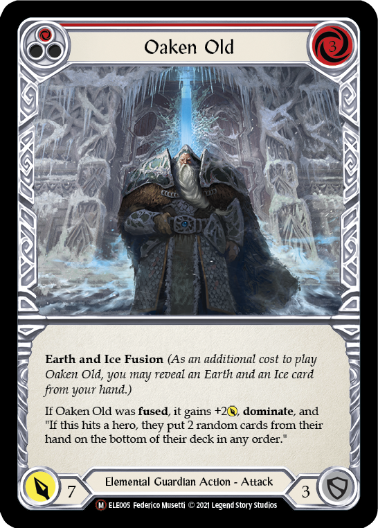 Oaken Old [U-ELE005] (Tales of Aria Unlimited)  Unlimited Rainbow Foil | Silver Goblin