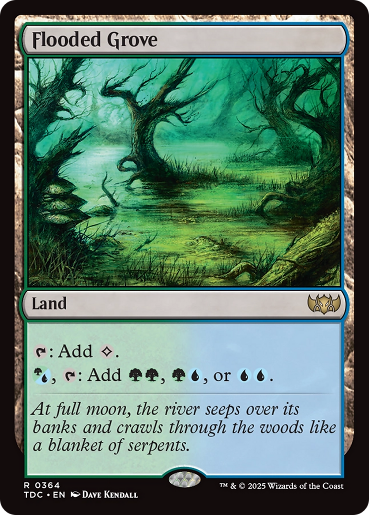 Flooded Grove (364) - Commander: Tarkir: Dragonstorm