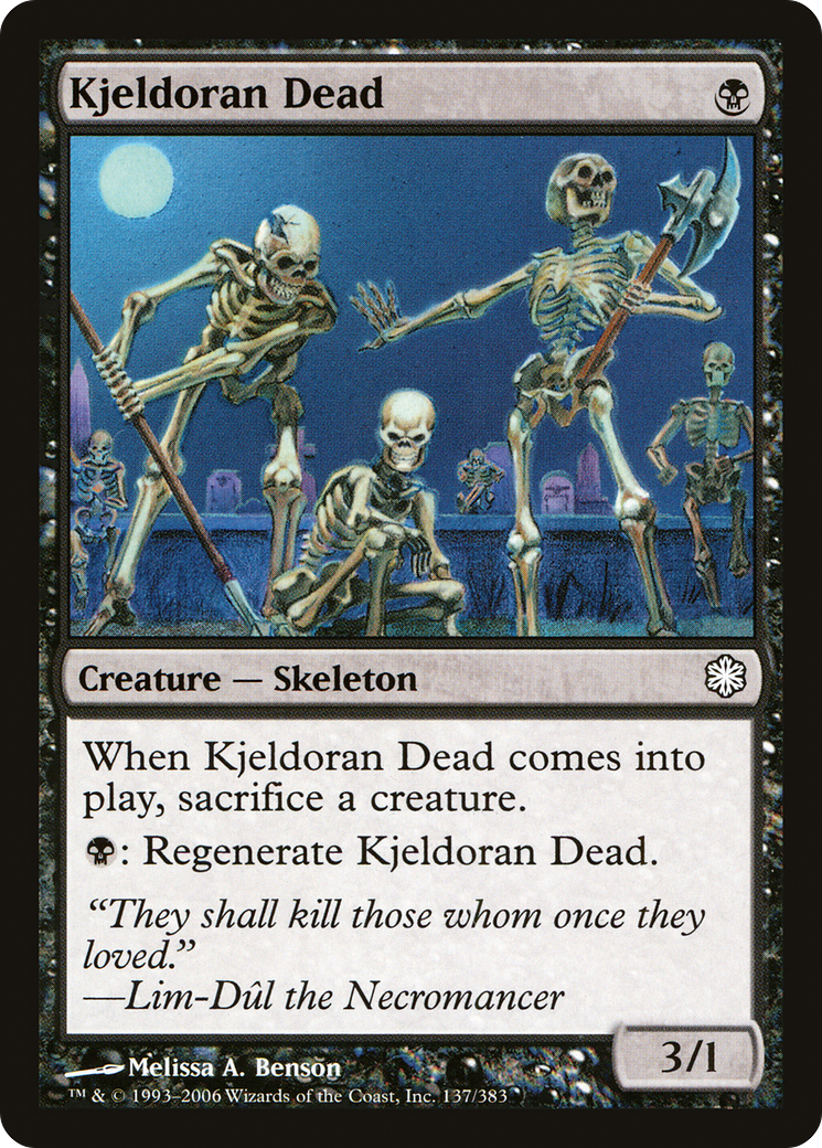 Kjeldoran Dead [Coldsnap Theme Decks] | Silver Goblin