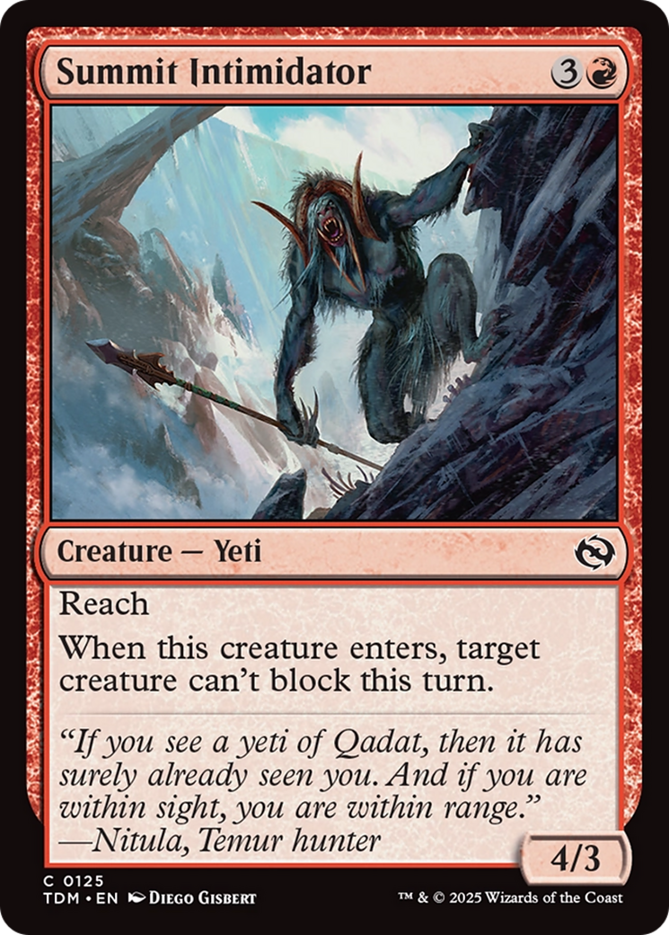 Summit Intimidator (125) - Tarkir: Dragonstorm