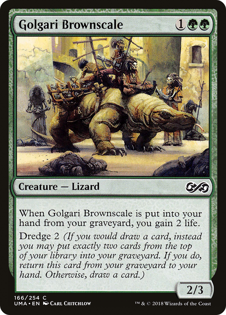 Golgari Brownscale (UMA166)  - Ultimate Masters | Silver Goblin