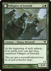 Villagers of Estwald // Howlpack of Estwald [Innistrad] | Silver Goblin