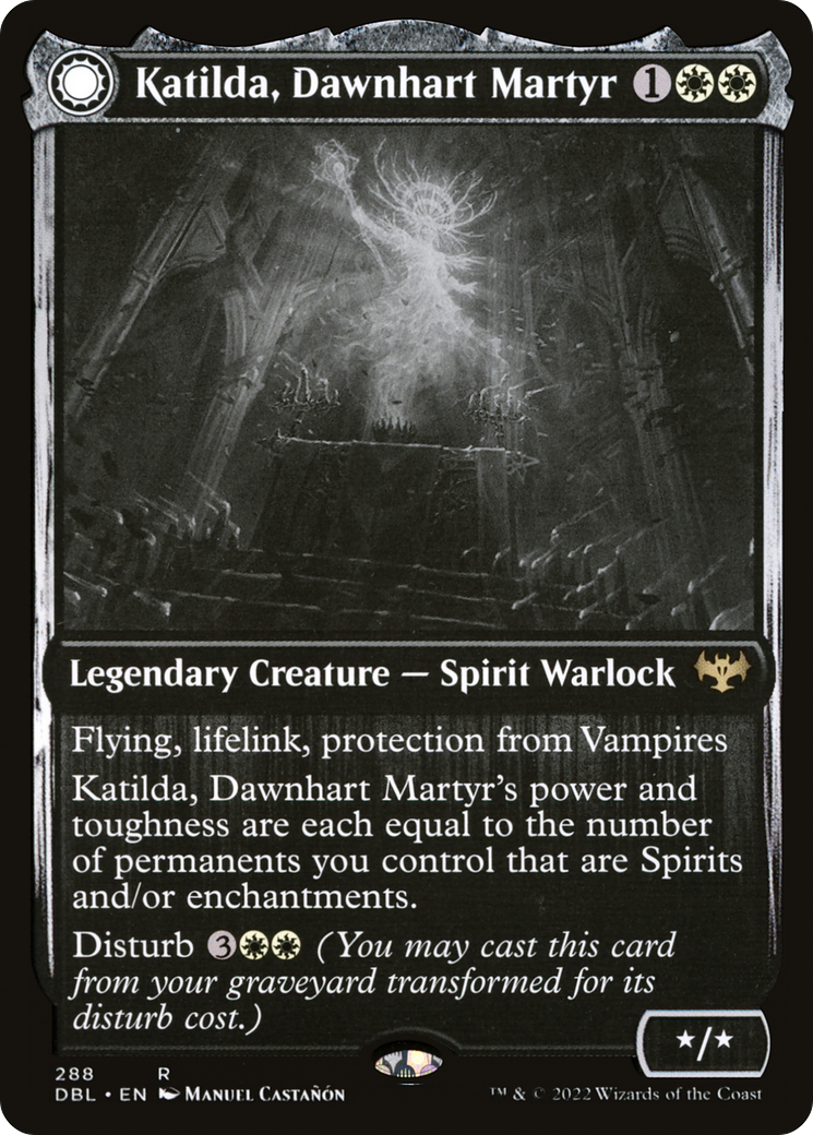 Katilda, Dawnhart Martyr // Katilda's Rising Dawn [Innistrad: Double Feature] | Silver Goblin