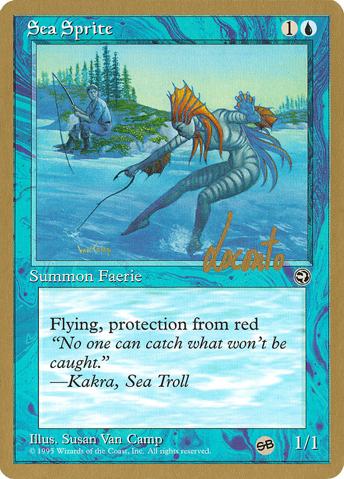 Sea Sprite (Michael Loconto) (SB) [Pro Tour Collector Set] | Silver Goblin