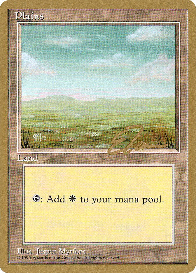 Plains (et364) (Eric Tam) [Pro Tour Collector Set] | Silver Goblin