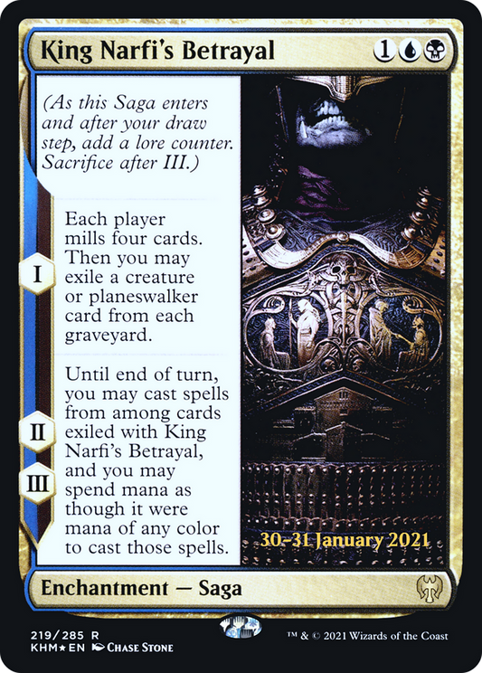 King Narfi's Betrayal [Kaldheim Prerelease Promos]