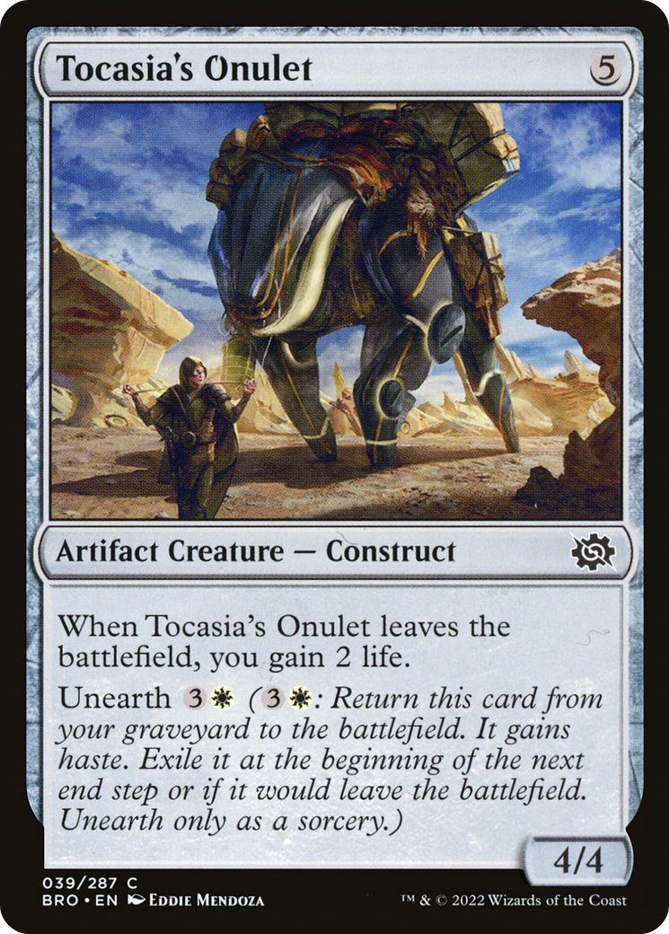 Tocasia's Onulet [The Brothers' War] | Silver Goblin