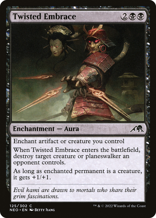 Twisted Embrace [Kamigawa: Neon Dynasty] Foil