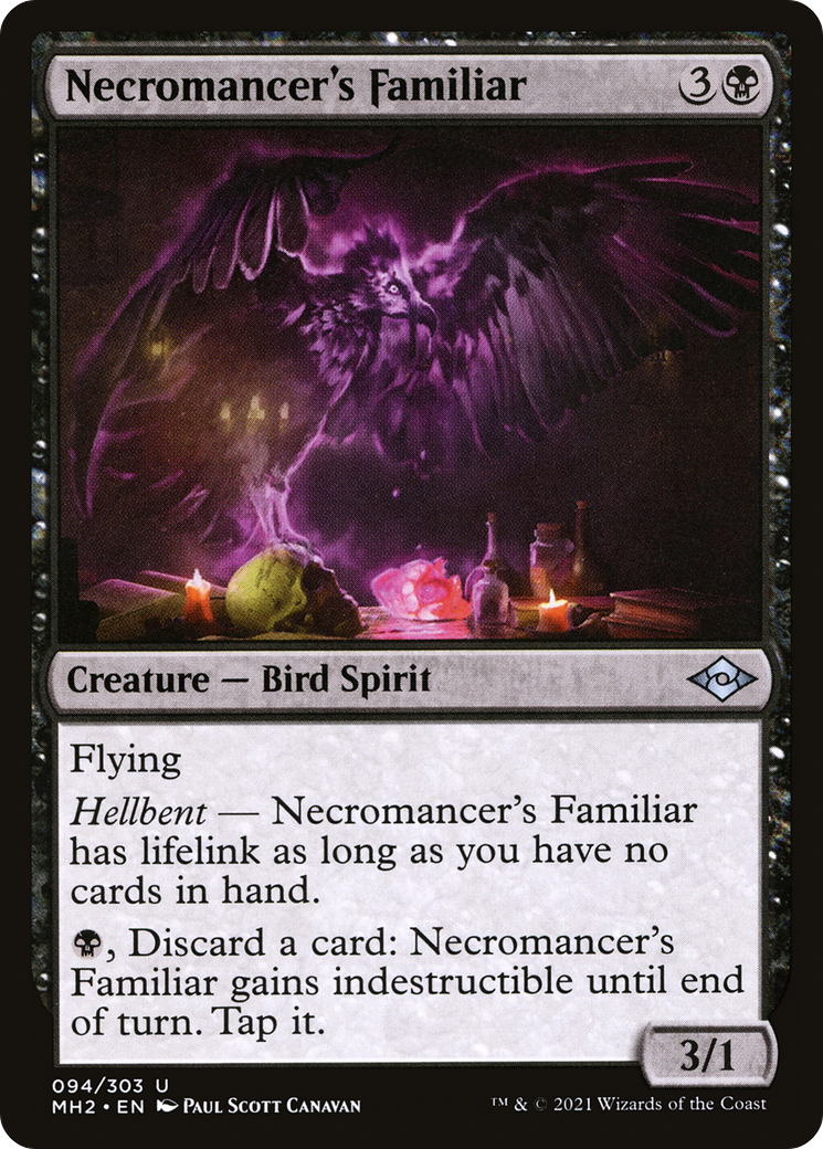 Necromancer's Familiar [Modern Horizons 2] | Silver Goblin