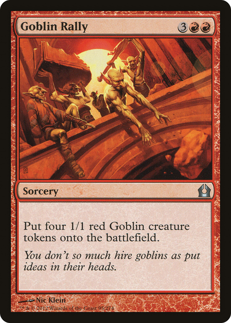 Goblin Rally [Return to Ravnica] | Silver Goblin