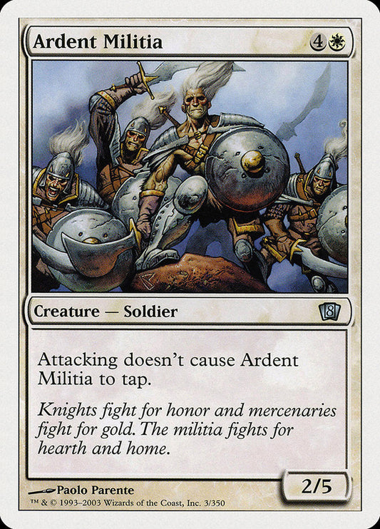 Ardent Militia [Eighth Edition] Foil