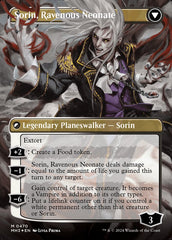 Sorin of House Markov // Sorin, Ravenous Neonate (Borderless) (Textured Foil) [Modern Horizons 3] | Silver Goblin