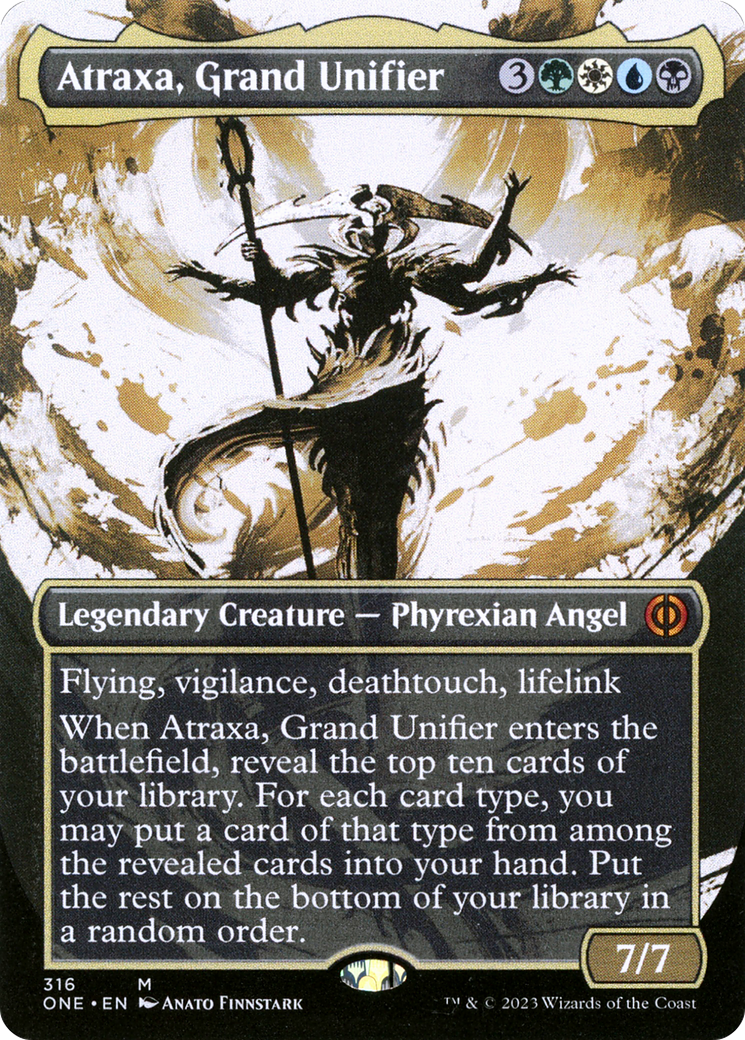 Atraxa, Grand Unifier (Borderless Ichor) [Phyrexia: All Will Be One] | Silver Goblin