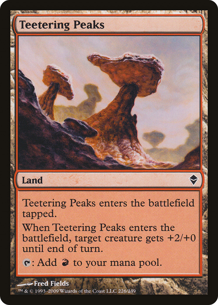 Teetering Peaks [Zendikar] | Silver Goblin