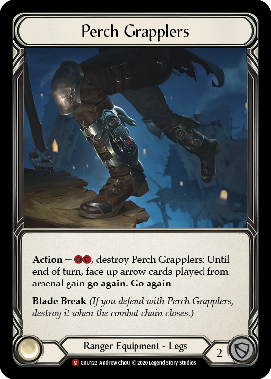 Perch Grapplers [CRU122] (Crucible of War)  1st Edition Cold Foil | Silver Goblin