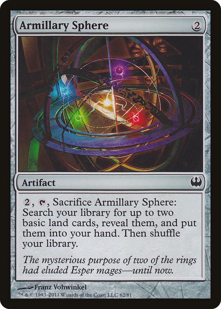 Armillary Sphere [Duel Decks: Knights vs. Dragons] | Silver Goblin