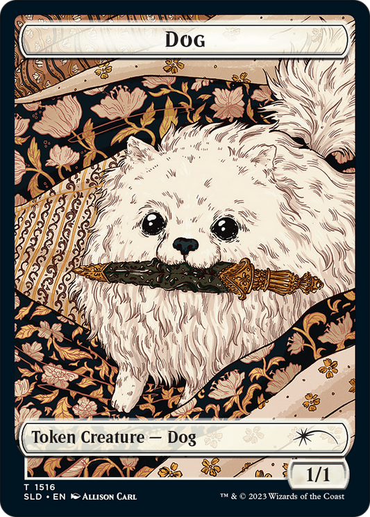 Dog Token (1516) Foil - Secret Lair Drop Tokens
