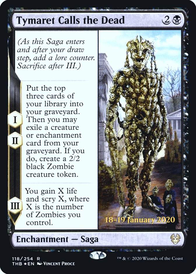 Tymaret Calls the Dead [Theros Beyond Death Prerelease Promos] | Silver Goblin