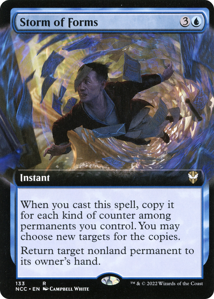 Storm of Forms (Extended Art) [Streets of New Capenna Commander]