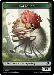 Saproling // Satyr Double-Sided Token [Commander Masters Tokens] | Silver Goblin