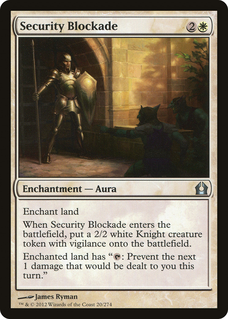 Security Blockade [Return to Ravnica] | Silver Goblin