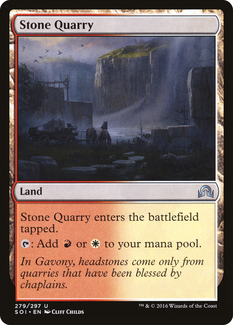 Stone Quarry [Shadows over Innistrad] | Silver Goblin