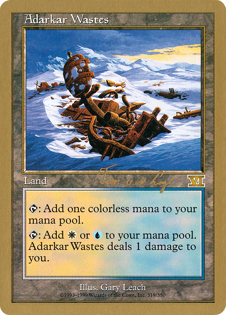 Adarkar Wastes (Tom van de Logt) [World Championship Decks 2000] | Silver Goblin