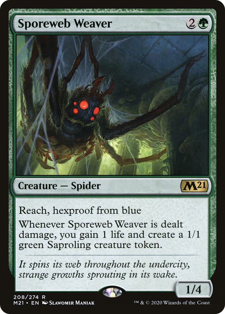 Sporeweb Weaver [Core Set 2021] | Silver Goblin