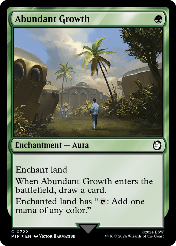 Abundant Growth (Surge Foil) [Fallout] | Silver Goblin