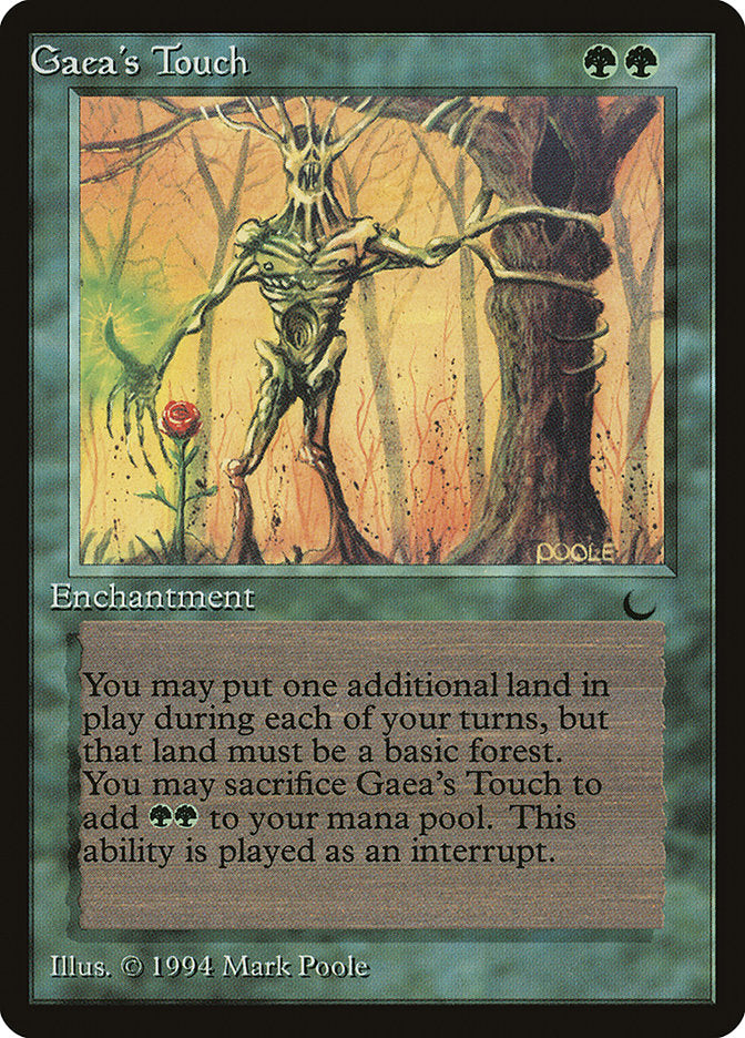 Gaea's Touch (Misprinted) [The Dark] | Silver Goblin