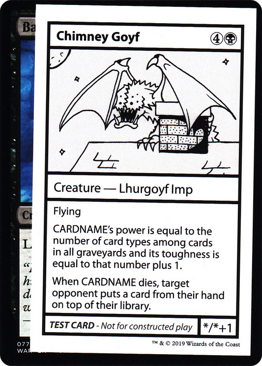 Chimney Goyf (2021 Edition) [Mystery Booster Playtest Cards]