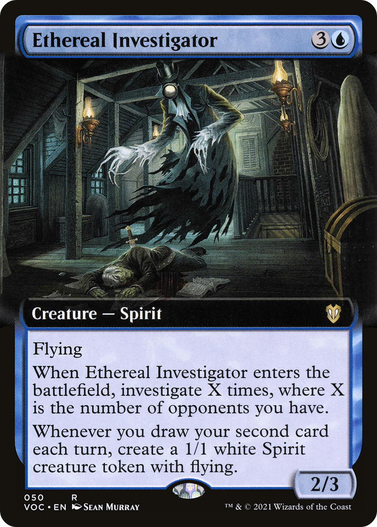 Ethereal Investigator (Extended Art) [Innistrad: Crimson Vow Commander]
