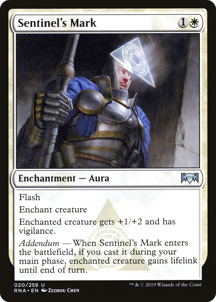 Sentinel's Mark [Ravnica Allegiance] Foil