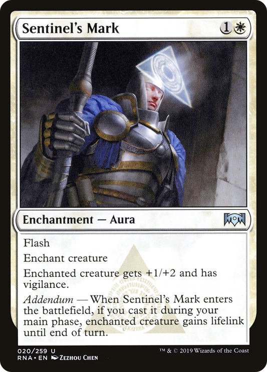 Sentinel's Mark [Ravnica Allegiance] Foil