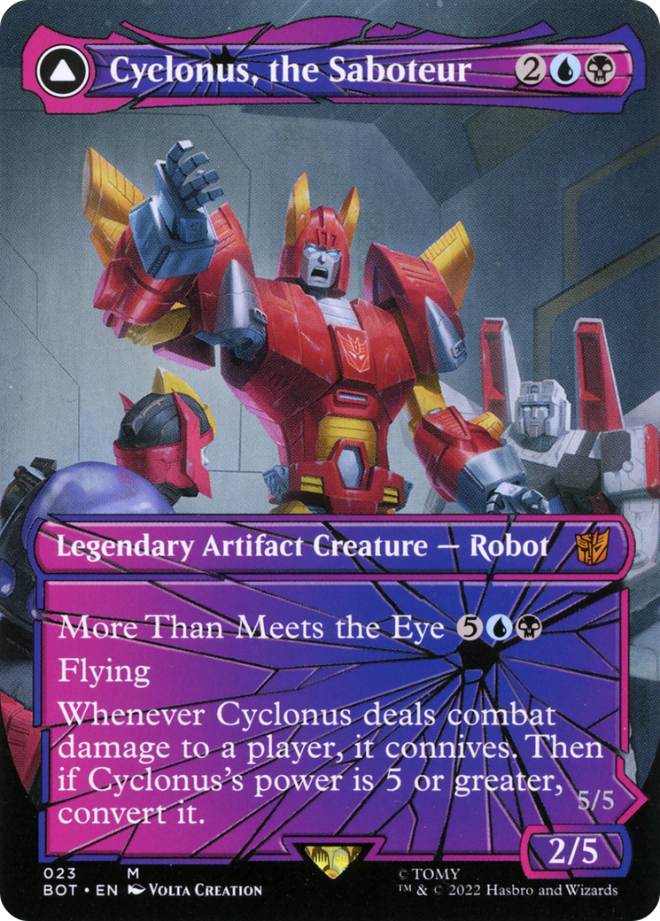 Cyclonus, the Saboteur // Cyclonus, Cybertronian Fighter (Shattered Glass) [Transformers] | Silver Goblin